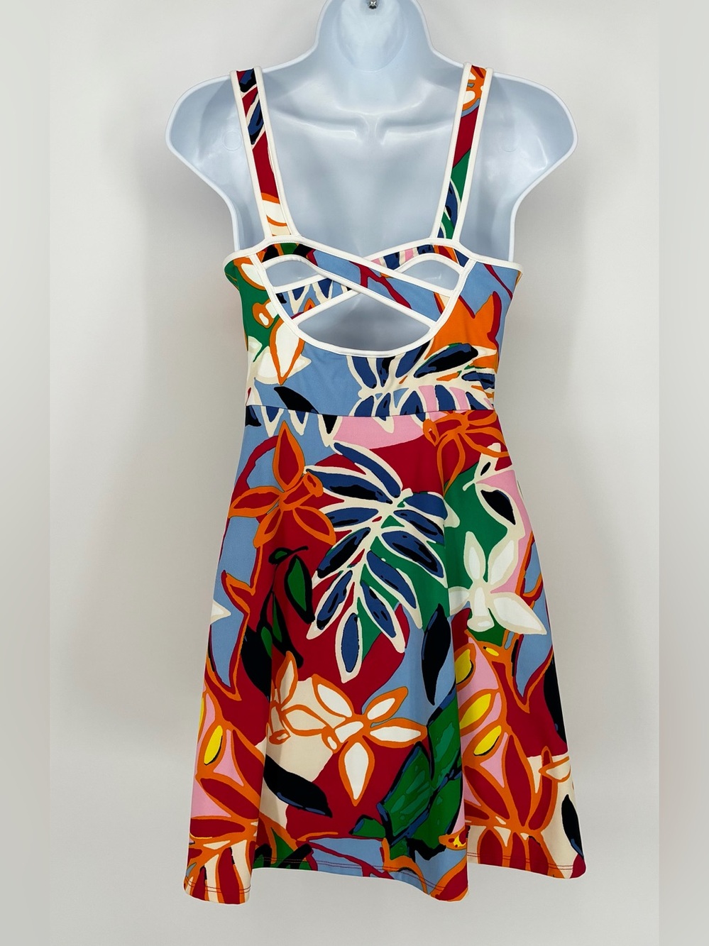 Bailey 44 Sport Colorful Tropical Floral Tennis Athletic Dress S - Picture 11 of 16